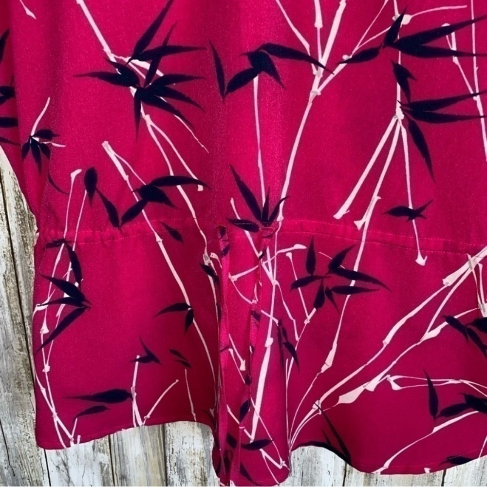 Banana Republic Pink Cinch Waist Sleeveless Blouse - Picture 3 of 5